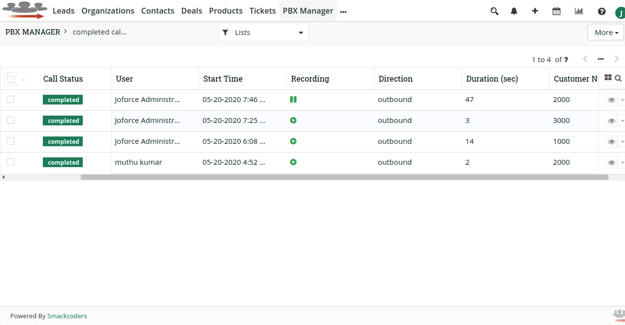 PBX Manager Module For Asterisk Integration 1 view-complete-call-history