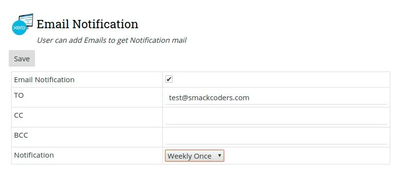 Installation & Configuration 2 Xero-Joforce-Email-Notification