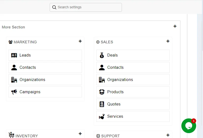 Menu Manager 2 sub-menu