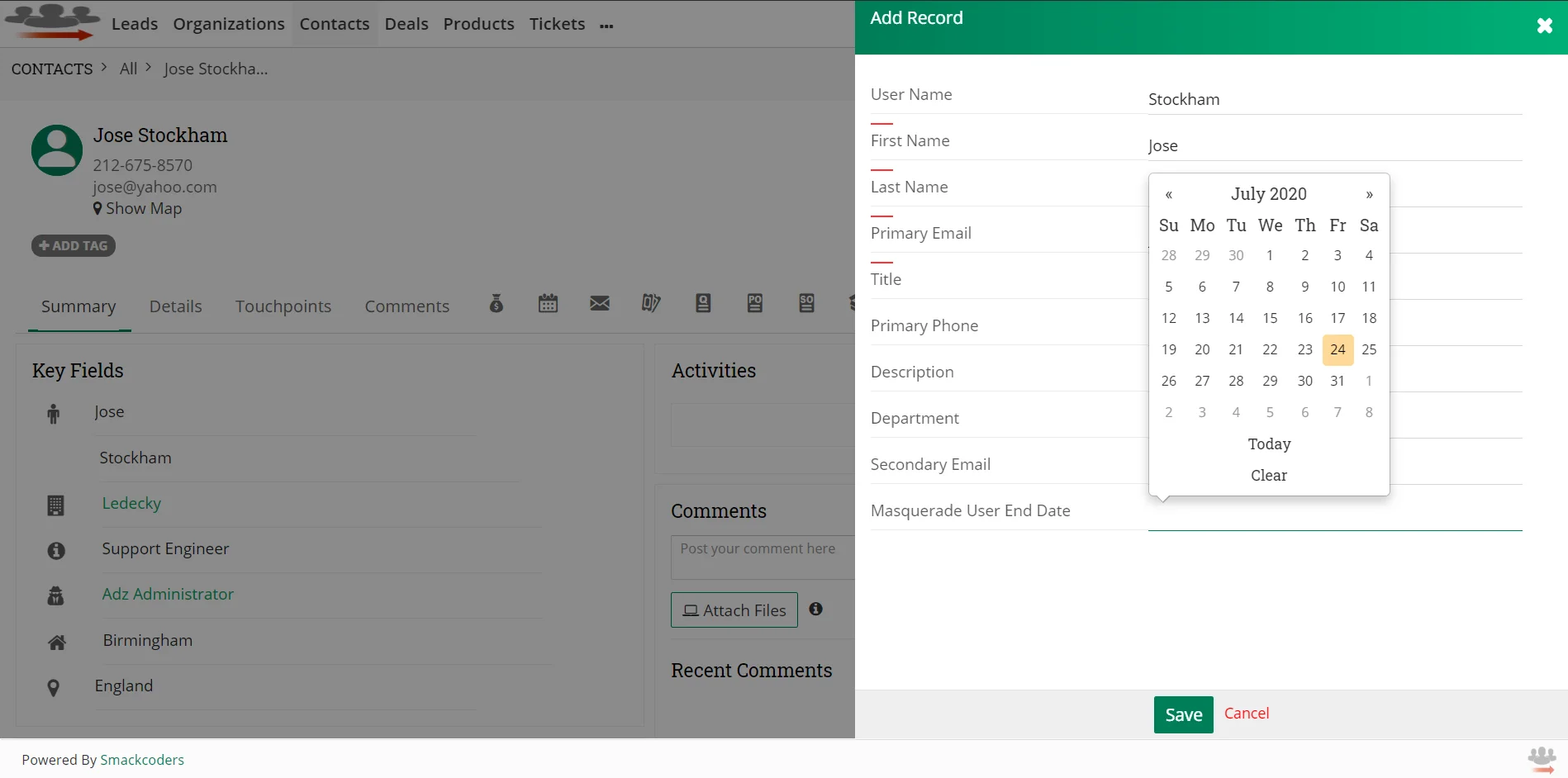 Create a New Masquerade User 3 set-masquerade-user-end-date-masquerade-user-plus
