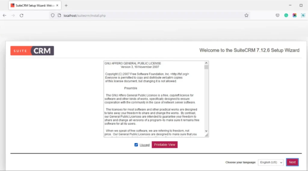SuiteCRM-setup-wizard